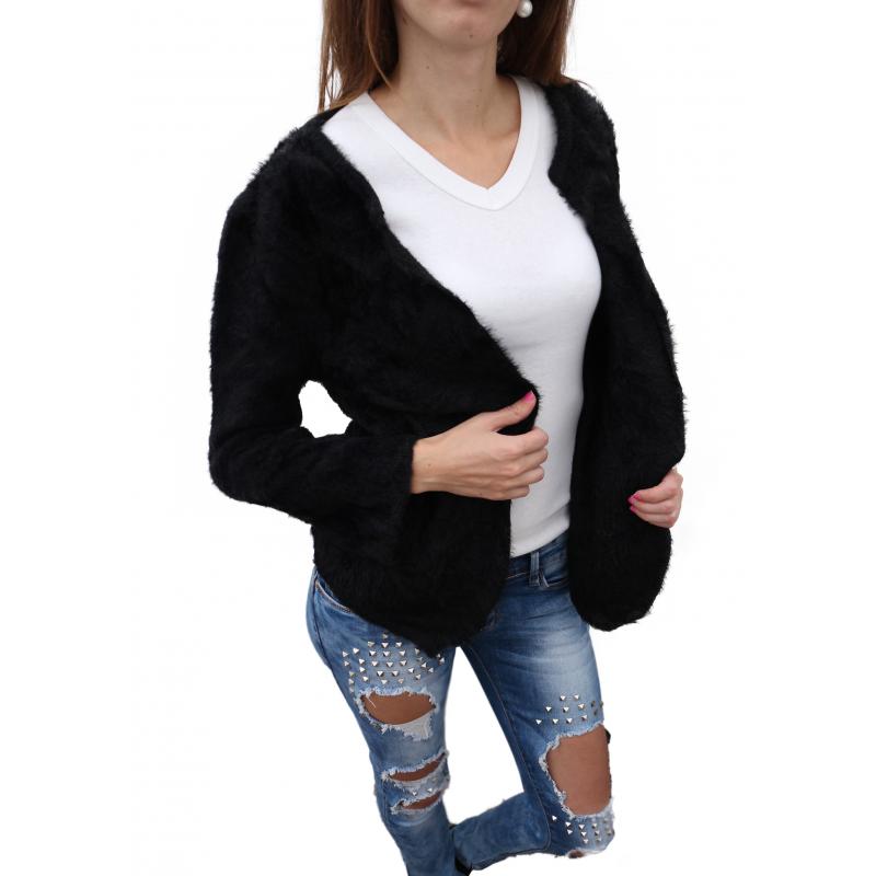 Dámský chlupatý svetr pro ženy